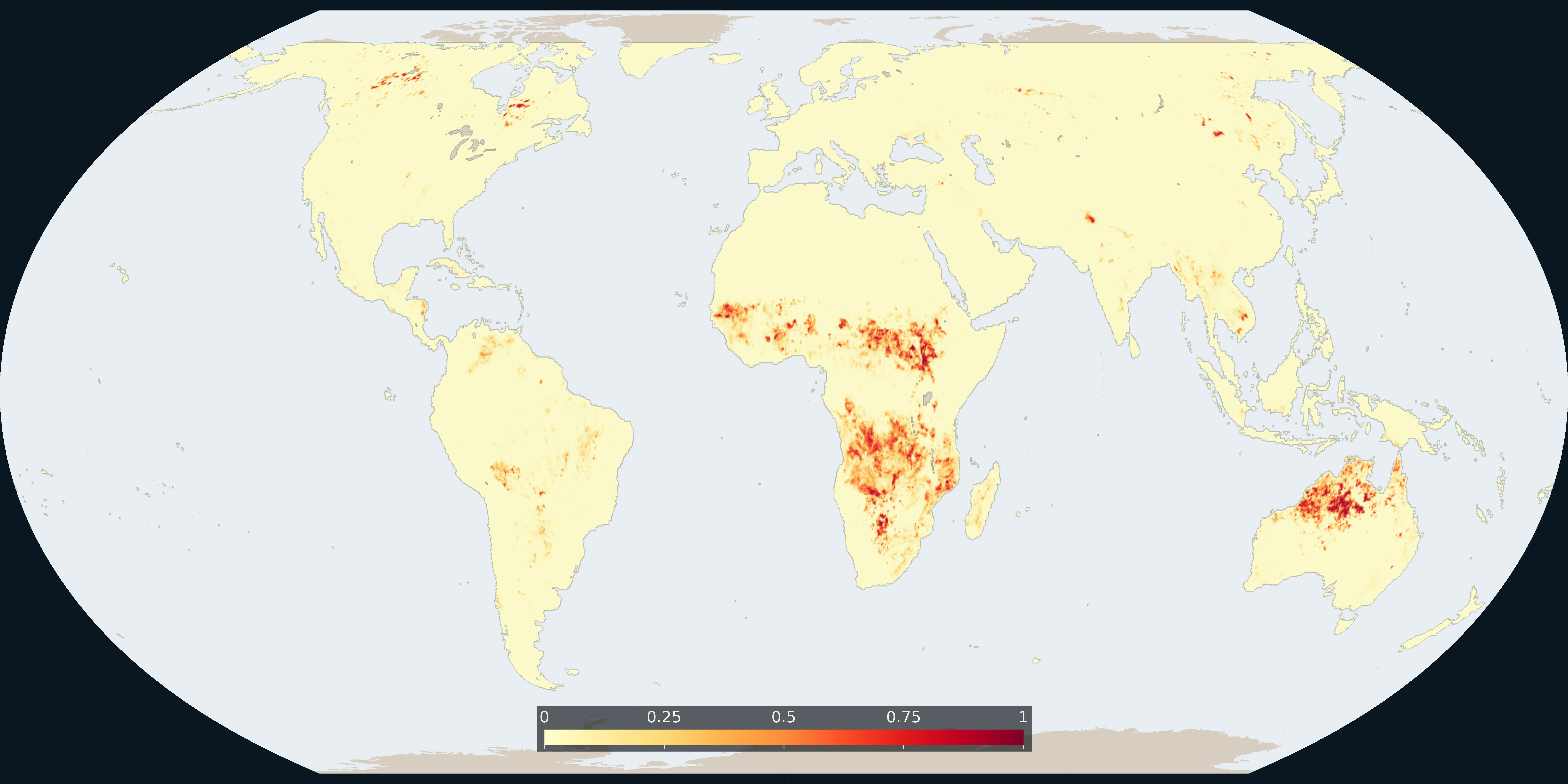Burned area