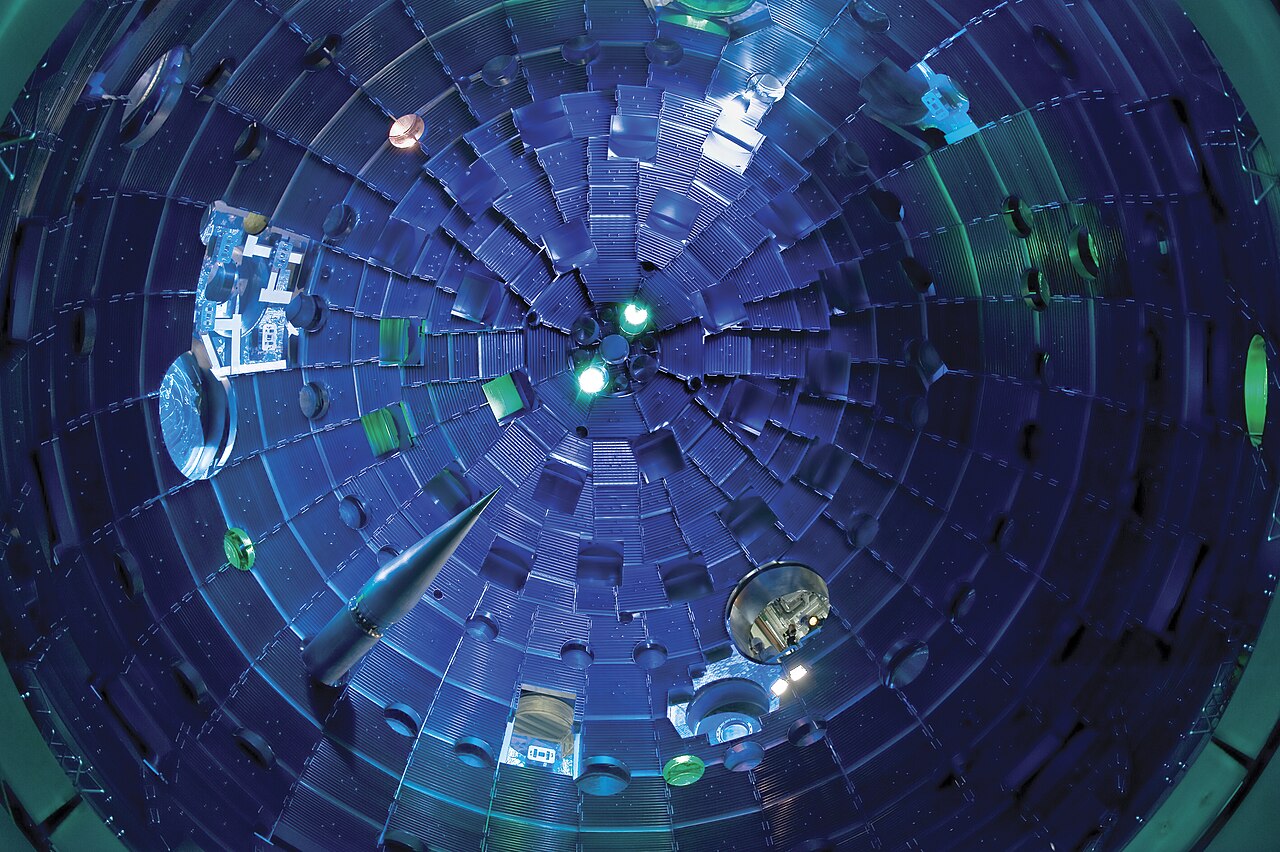 The National Ignition Facility target chamber at Lawrence Livermore National Laboratory